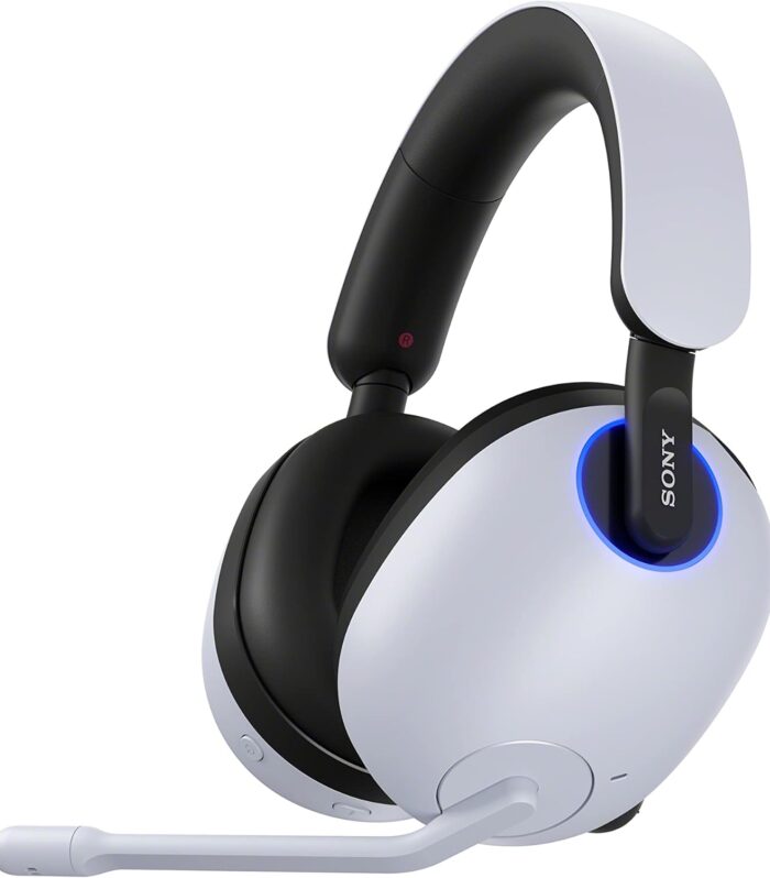 Sony INZONE H9 Wireless Noise Canceling Gaming Headset, Over ear Headphones with 360 Spatial Sound, WH G900N, White, Headphone